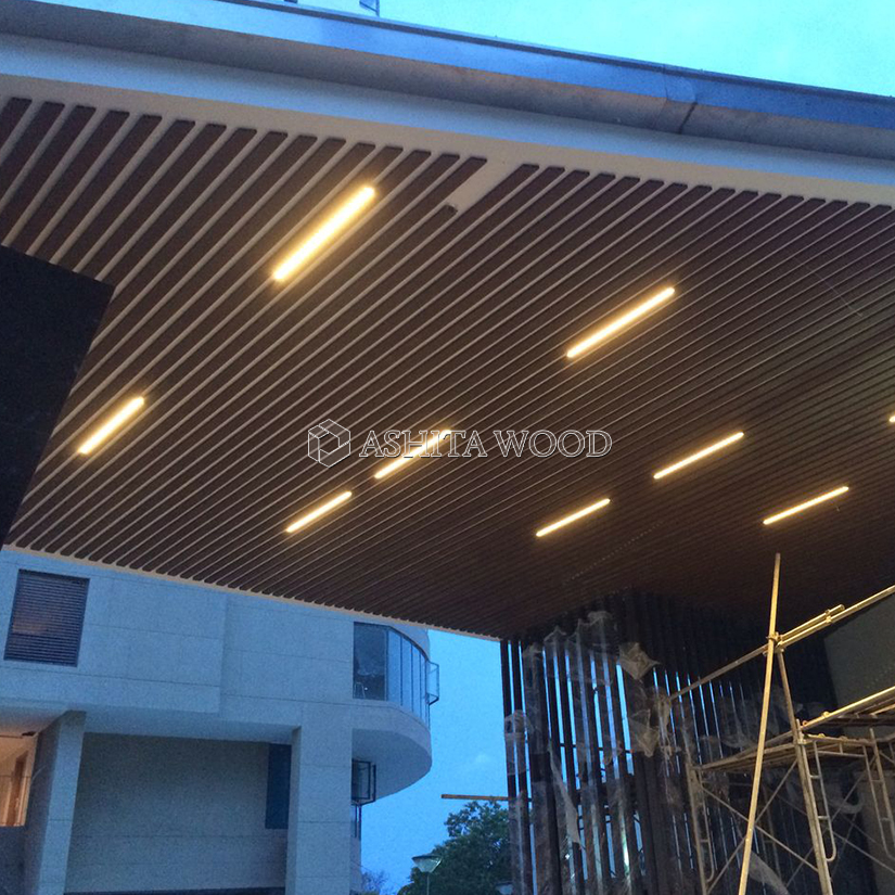 Toda Industries finishes installation of Ashita Wood louvers at The Everrich Infinity